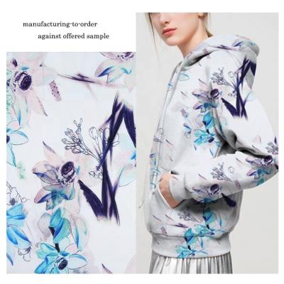 China New Fashion Women's Breathable Fabric Digital Printed Air Layer Fabric for sale