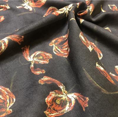 China 9805 new breathable fiber refining fiber fabric by pure rose petals with rose fragrance it natural scarves dress fabric manufacturer for sale