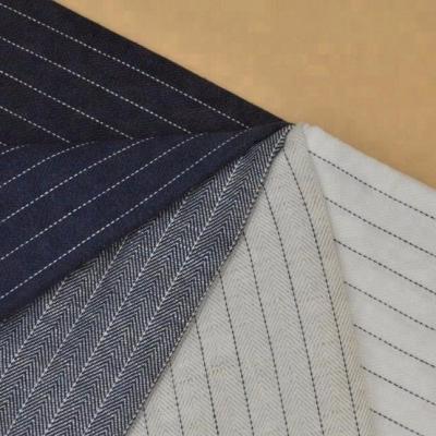 China Viable 45% Cotton Stripes Canvas Fabric #2905# 55%, High Quality Organic Stripes Fabric Canvas Wholesale for sale