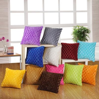 China Simply Supply Free Samples Square Cushion Cover Custom Size Super Soft Pillow Cover for sale