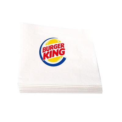 China Double Color Printed Double Color Custom Logo Printing Paper Towels 230*230 Mm for sale