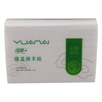 China Wash Room Custom Logo Printed Hand Paper Towel Tissue / Hand Toilet Paper Towel For Oil Removal for sale