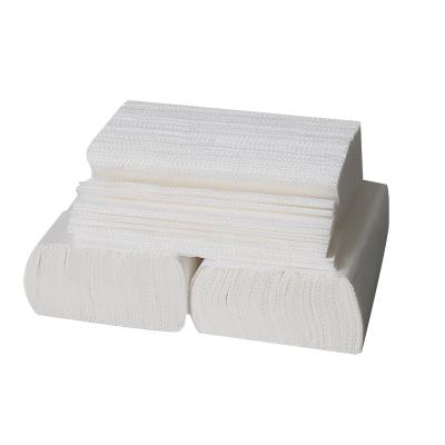 China Multi Ply Wash Room Cheapest Price Good Quality Embossed 150 Sheets Paper Hand Towel, Hand Tissue Paper, N Fold Towel Paper for sale