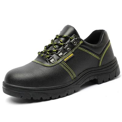 China Black Steel Toe Shoes Syntactic / Rubber Material Safety Shoes for sale