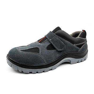 China Casual Construction Safety Shoes Suede Leather Miller Steel Shoes for sale