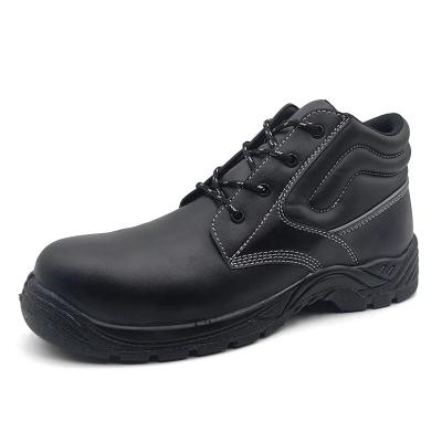 China Black Microfiber Leather shoes S1 Leather Composite Toe Shoes Lightweight for sale