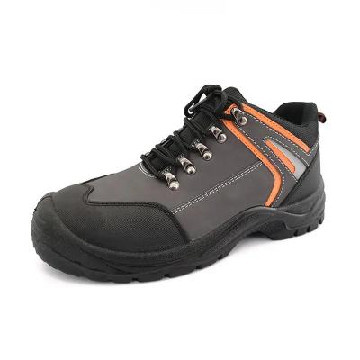 China Waterproof Hiking Working Boots Anti Puncture Comfortable Construction Work Shoes Grey for sale