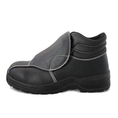 China Slip Resistant Steel Toe Leather Boots Mens Welding Boots For Winter for sale