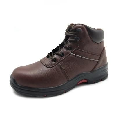 China Steel Toe Mine Safety Boots Brown Woodland Industrial Safety Shoes Unisex for sale