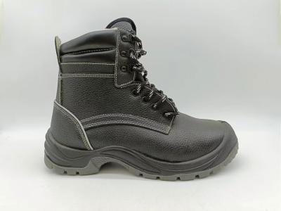 China Brown Winter Safety Shoes Slip Resistant Steel Toe Insulated Work Boots for sale