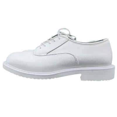 China Steel Toe White Shoes Unisex PU Sole Safety Shoes Anti Smash Anti Puncture for sale