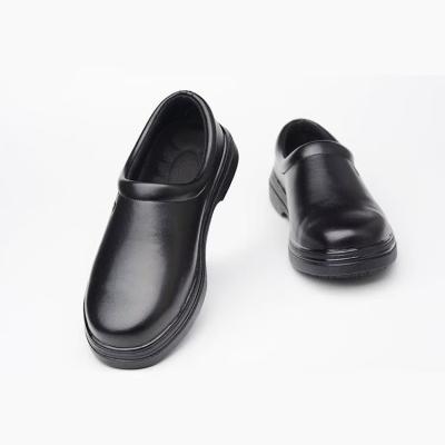 China Chef werk schoenen staal toe anti smash anti puncture casual lederen schoenen Te koop