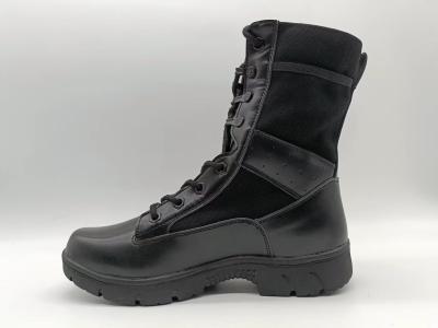 China Unisex Ultra Lightweight Outdoor Tactical Boots Black High Top Lace Up for sale