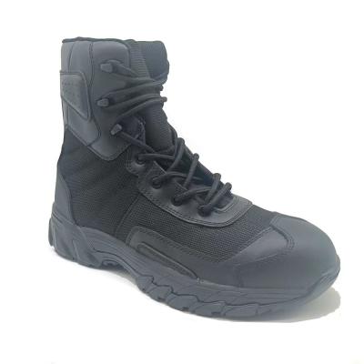 China High Top Outdoor Lightweight Breathable Side Zip Desert Tactical Shoes for sale