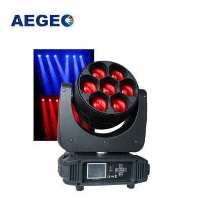 China Hotel AEGEO led beam moving head 7x40 rgbw led zoom moving head light for sale