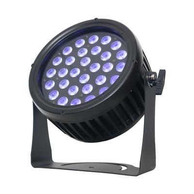 China Quality 30X15W Waterproof IP65 Outdoor RGBWA 6in1 RGBWA UV Color Mixing Effect Strong New UV Led Par Stage Light for sale