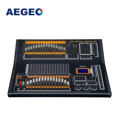 China 0-100% dimming professional stage lighting 2048 strong dimming function controller dmx consoles for sale