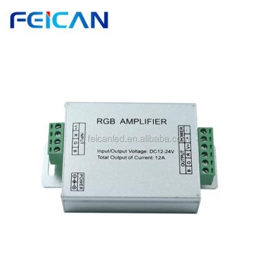 China FEICAN DC 12V 24V 24A led RGB strip signal amplifier signal repeater common anode or cathode (optional) for sale