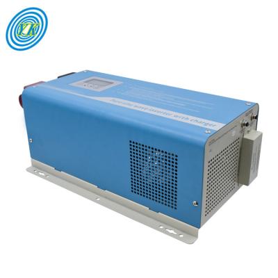 China High Power 6000W 48 Volt 220 Volt Sine Wave Charging Inverter 555*307*189MM for sale