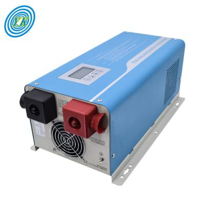 China Solar Power System Home 24V 48V DC To 120V 220V AC Power Inverter 1500W Pure Sine Wave With Charger for sale