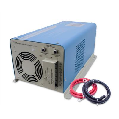 China 96 volt high power dc to 220 volt dc to 6000w ac sine wave inverter with charger 555*307*189MM for sale