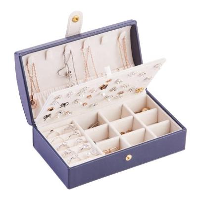 China Fashionable New Design Luxury Portable Jewelry Box Jewelry Packaging Gift Box With Logo for sale