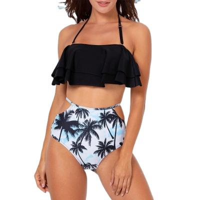 China Fashion Breathable Custom Style Girl's Summer Logo Swimwear And Sexy Beach Wear Swimsuit Bikini Set Beach Cover Up Swimwear For Women for sale