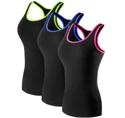 China Crossback Breathable Tanks Women Shape Sleeveless Sports Wear Support Costom Logo Printing Underpants Wholesale Sports Tank Tops Women for sale