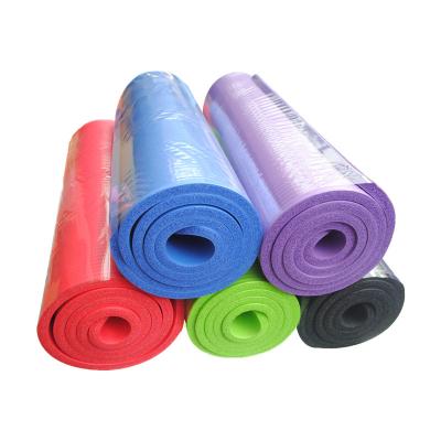 China Double Sided Small Teen Yoga Mat Wrestling Mat Gym NBR Yoga Mat Anti-Slip Cute Anti-Tear for sale