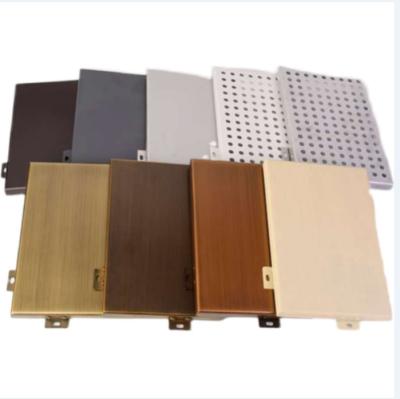 China China Direct Selling Modern Aluminum Perforated Building Cladding Panel Aluminum Solid Panel for sale