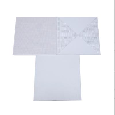 China Anti-slip high quality interior metal resistance ceiling panel building materials decorative aluminum ceiling tiles 600x600 for sale