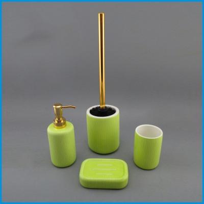 China Sustainable Sustainable Luxury Ceramic Toilet Brush Cup for sale