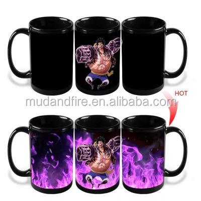 China Customized Sustainable Change Heat Dragon Balls Z De Taza Ceramic Mug Sustainable Wires Ceramic Coffee Mug for sale