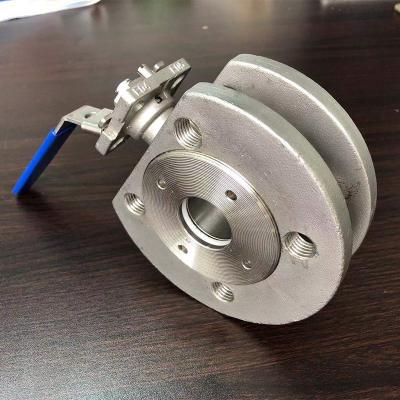 China General TYPE 1PC BALL VALVE BODY BALL VALVE THIN BODY WAFER TYPE FLANGED BALL VALVE for sale