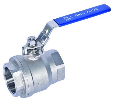 China Stainless Steel General Valve Two Piece Valve Pc 2 Ball Valve For Drink Water for sale