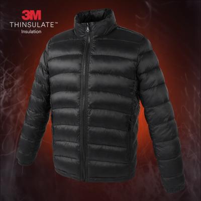 China New Style 3M Thinsulate Insulation Featherless Fiber Filler Jacket New Style Winter Anti-wrinkle Man Fill Custom Made Men's Down Coat for sale