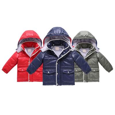 China Wholesale-Sellers Anti-Shrink Cool Baby Boy Little Kids Winter Windproof Coat Newborn Hooded Casual Infant Jackets Outerwear for sale