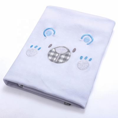 China Folded 100% Cotton Boys Girls Newborn Infant Wrap Blankets Baby Blanket for sale