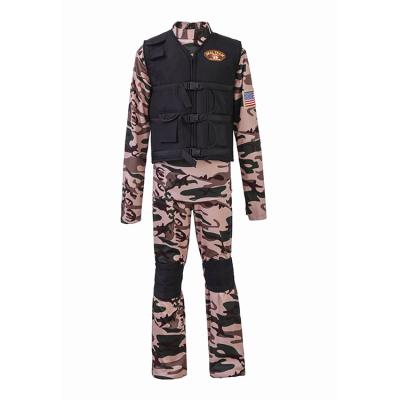 China European Halloween Carnival Boys Party Clothes Cosplay Police Uniform Costumes for sale