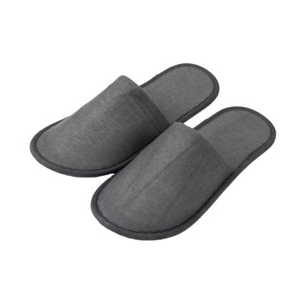 China Exquisite Disposable Hotel Amenities Customized Printed Disposable Hotel Slipper Spa for sale