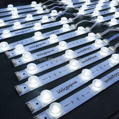 China 450mm Aluminum 5 Lights High Power Led Light Bar for sale