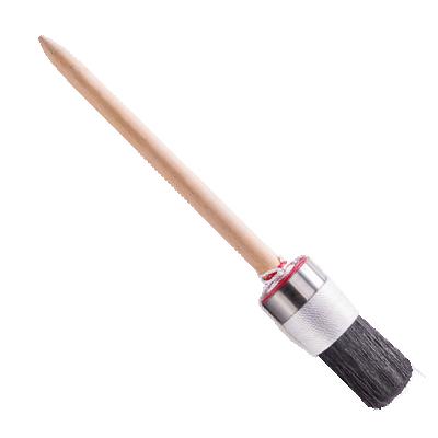 China High quality paint with cheap price around paint brushes black pile wood handle for sale