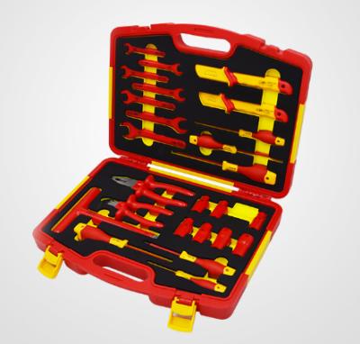 China VDE 25pcs DIY Tools Tool Kit Pliers and Screwdriver Electrician Professional Testing Tool Kit for sale