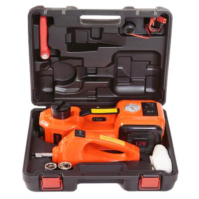 China Multifunction Car Jack DC 12V 5T Electric Hydraulic Floor Jack With Electric Impact Wrench For Car Use for sale