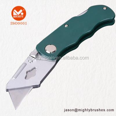 China General Purpose ABS Handle High Carbon Steel Folding Blade Serving Knives for sale