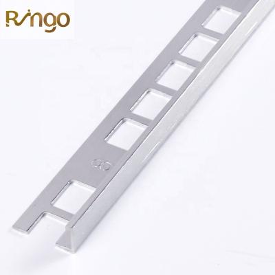 China Free Sample Aluminum Modern Tile Trim Manufacturer Foshan Metal Tile High Quality Profiles For Wall Corner L Shape Edge Marble Profile for sale