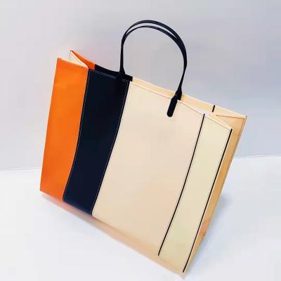 China Fashion Recyclable Custom PE Environmental Protection Bag , Shopping Commodity Mall Supermarket High End Packaging Bag for sale