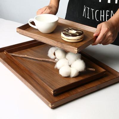 China home & restaurant & High Quality Bakery Customized Size And Shape Wooden Afternoon Tea Tray for sale