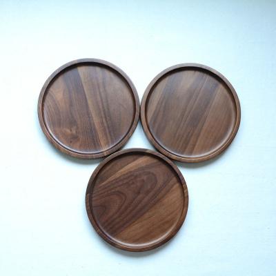 China Kitchen Original Style Wooden Tray For Kitchen High Quality Walnut Wood Tray for sale