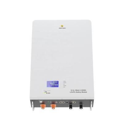 China 48v Battery Lithium Battery System LiFePO4 5kwh Home Power External Wall Mounted Solar Energy System for sale